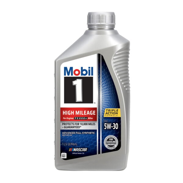 Mobil 1 5w-30 High Mileage Advanced Full Synthetic 1Qt