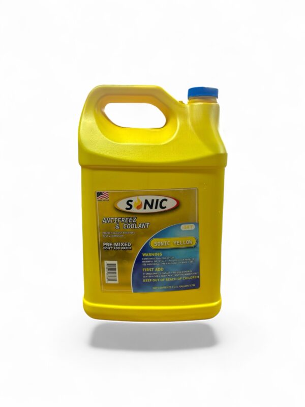 Sonic Yellow 50/50 Universal Antifreeze 1GAL