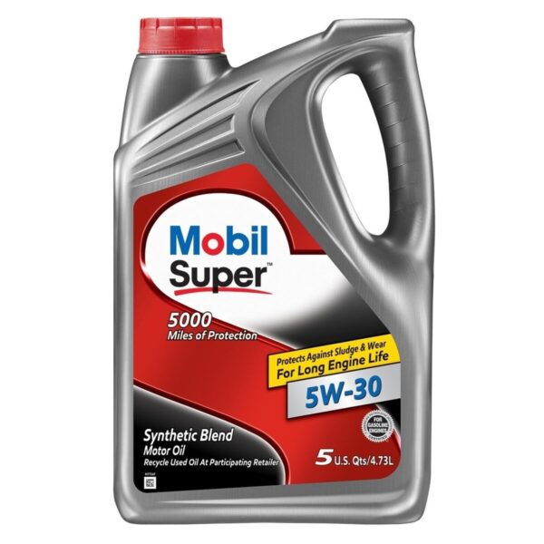 Mobil Super Synthetic Blend 5W-30 1Gallon